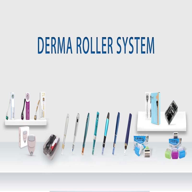 0,5 mm titanový jehlu Derma Roller, 540 Micro Needle Derma Roller, 540 Microneedle Titanium Derma Roller, 540 Microneedle Titanium Derma Roller 0,25 mm