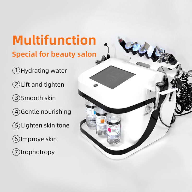 10 en 1 Hydra Facial Machine, Hydro Dermabrasion Machine, Hydra Oxygen Facial Machine