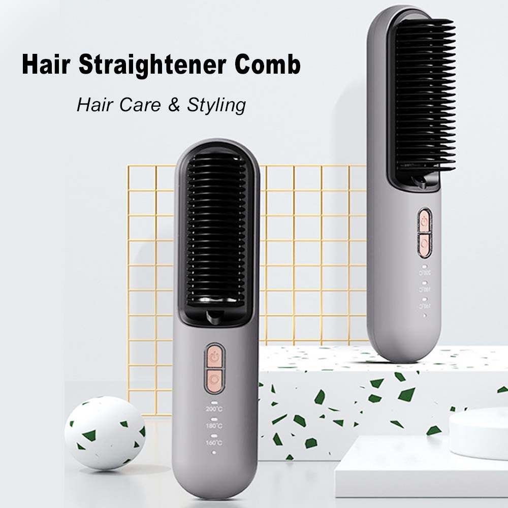 mini hair straightener comb cordless, mini hair straightener comb travel size, mini travel hair comb straightener