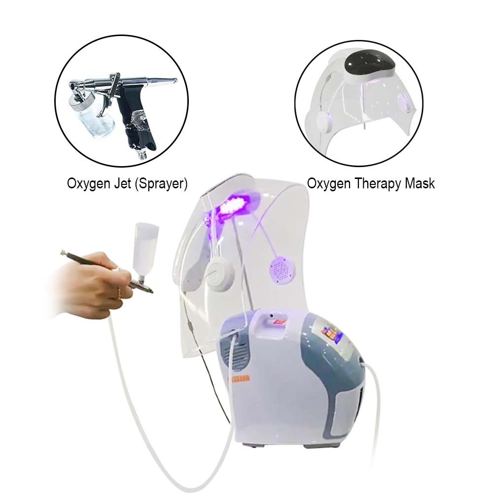 oxygen facial machine sprayer, oxygen jet facial machine ODM, oxygen machine facial 7 in 1 hydra dermabrasion