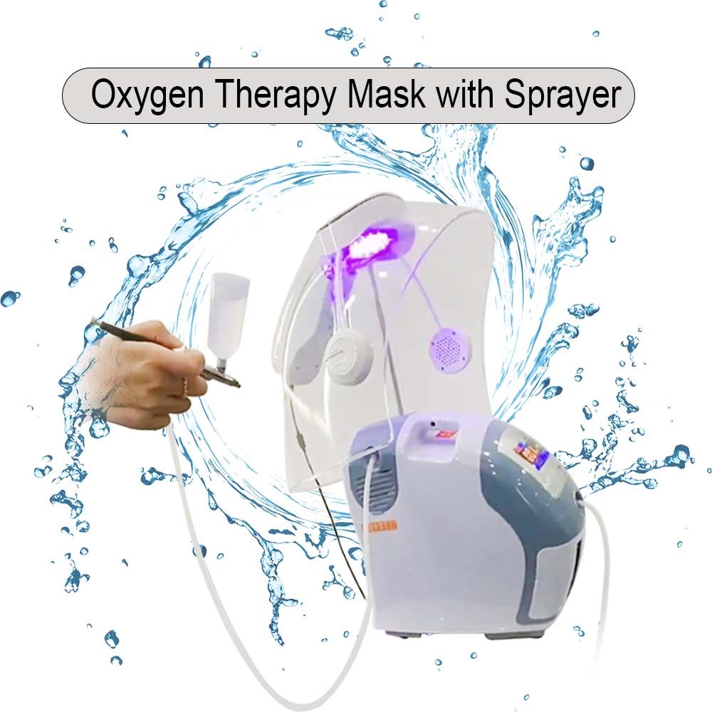 pulvérisateur de machine faciale d'oxygène, machine faciale à jet d'oxygène ODM, machine à oxygène Facial 7 dans 1 Hydra Dermabrasion