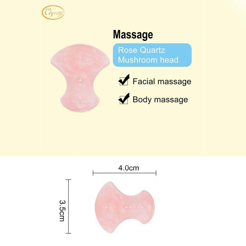 Jade Roller for Face White, Jade Roller Rose Quartz Massager, набір роликів Jade з 6, набір рожевих роликів