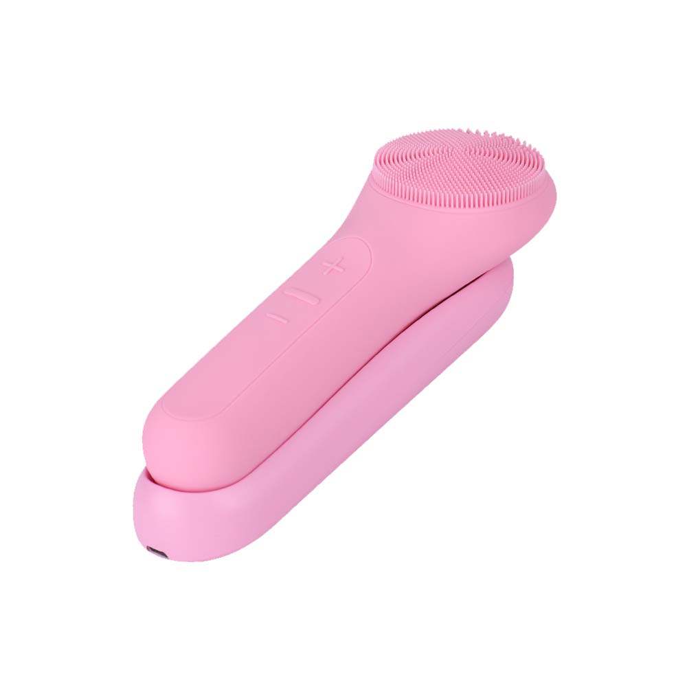 Brosse de visage Exfoliator USB, Brosse de visage Exfoliant en bois, pinceau pour le visage pour douche