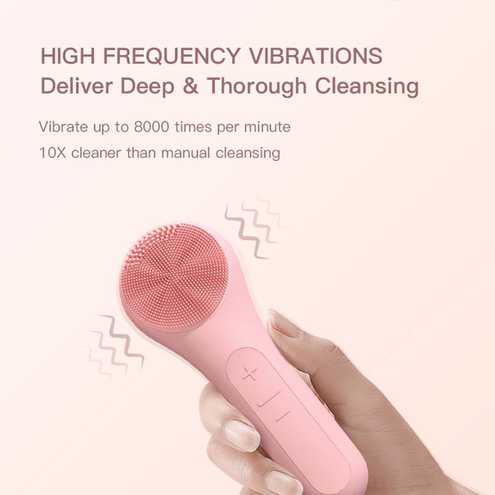 Facial Cleansing Brush, Facial Brush, Face Brush, Skin Care Tool, Face Scrubber Massage Brush