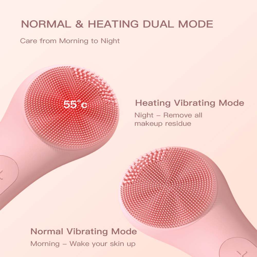 Facial Cleansing Brush, Facial Brush, Face Brush, Skin Care Tool, Face Scrubber Massage Brush