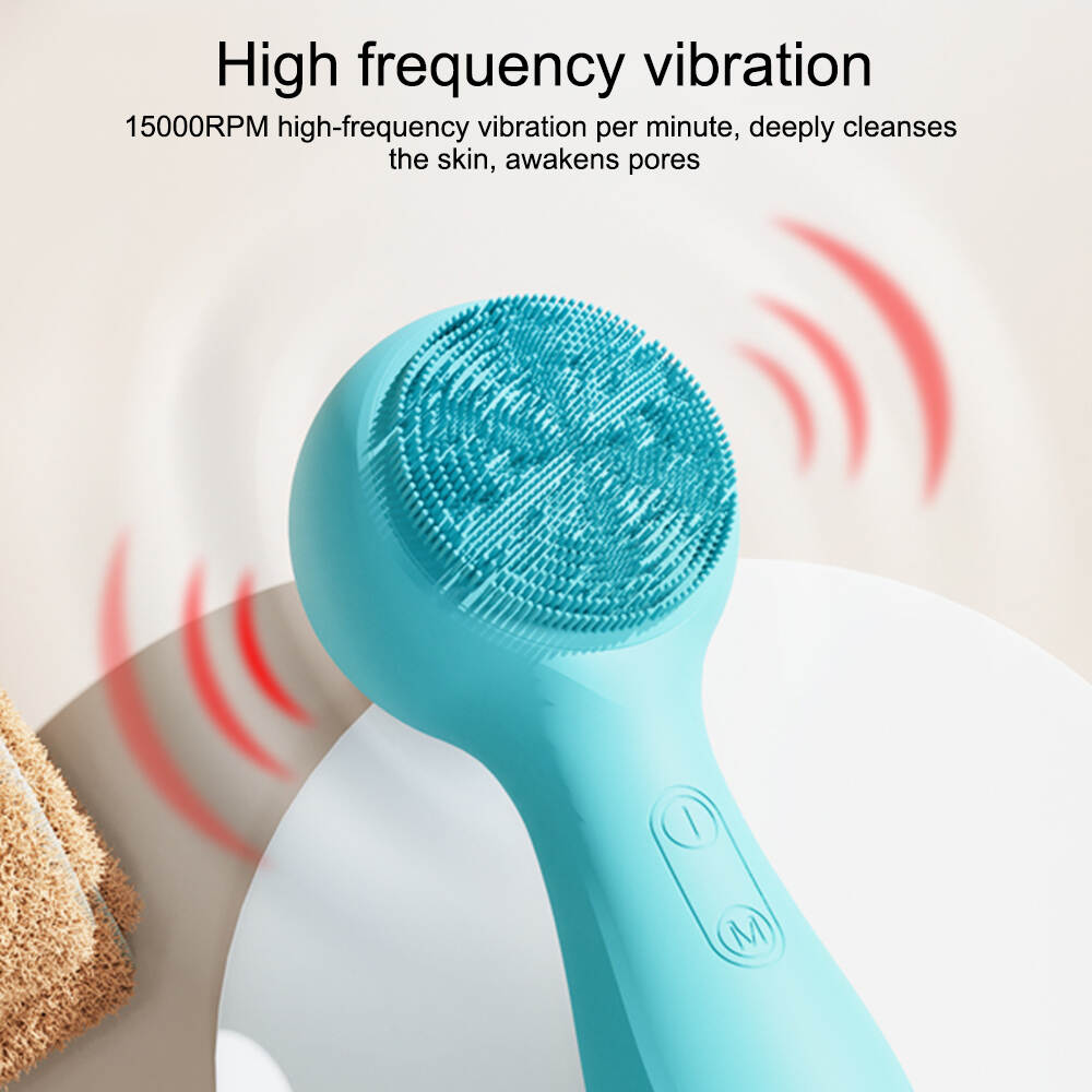 China pro cleansing facial steamer Manufacturer, Rechargeable Sonic Silicone Face Cleansing Brush