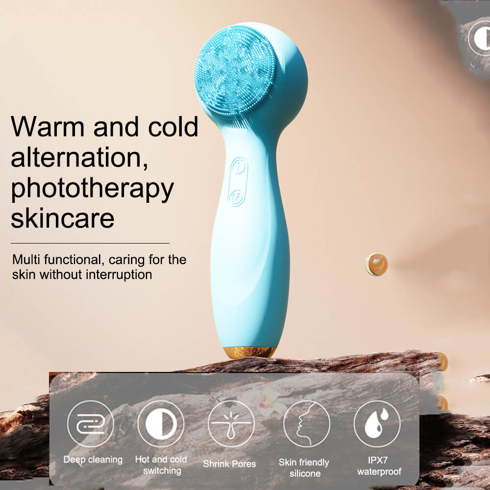 China pro cleansing facial steamer Manufacturer, Rechargeable Sonic Silicone Face Cleansing Brush