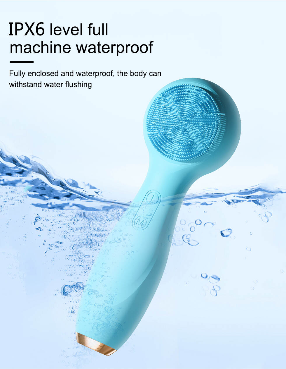 Electric Facial Cleansing Brush,Facial Cleansing Brush Exfoliator,Facial Cleansing Brush Silicone Rechargeable