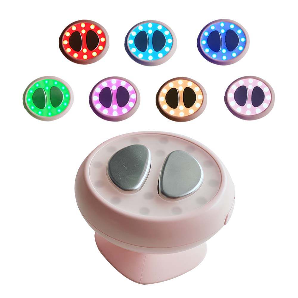 Herramienta de masajeador facial, 3 en 1 LED EMS Calefacción Massorger, Professional Massager Products