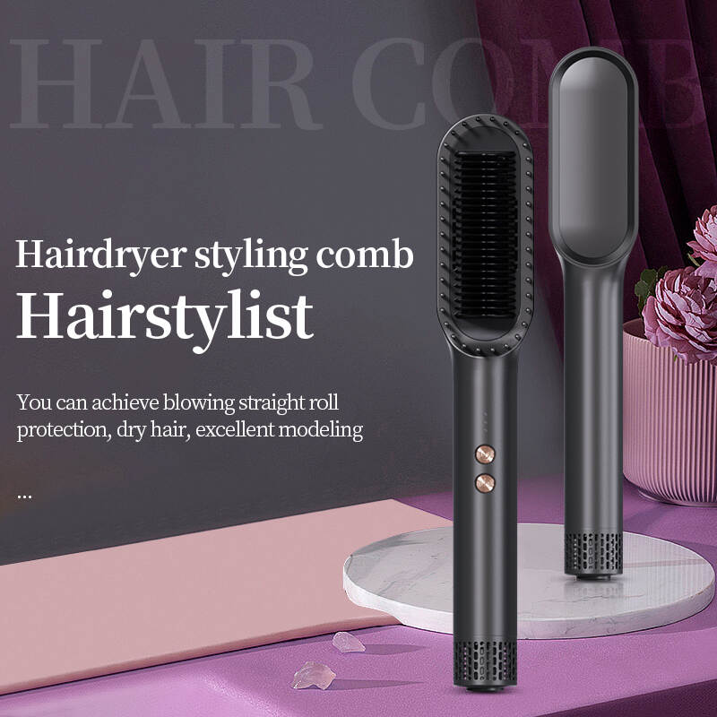 rechargeable mini hair straightener comb, travel hair straightener comb cordless, wireless mini hair straightener comb