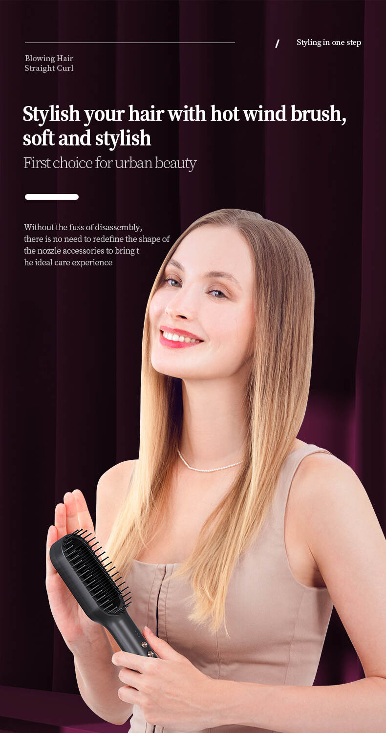 Hair Styling Tools,Hair Straightener,Hair Straightener Brush,Hair Dryer Brush