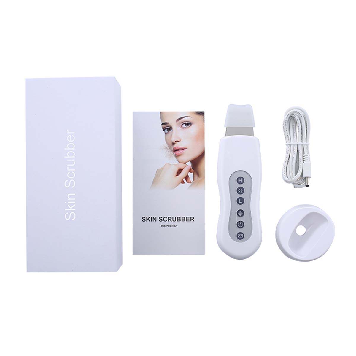 ultrasonic skin scrubber,face scraper,skin spatula