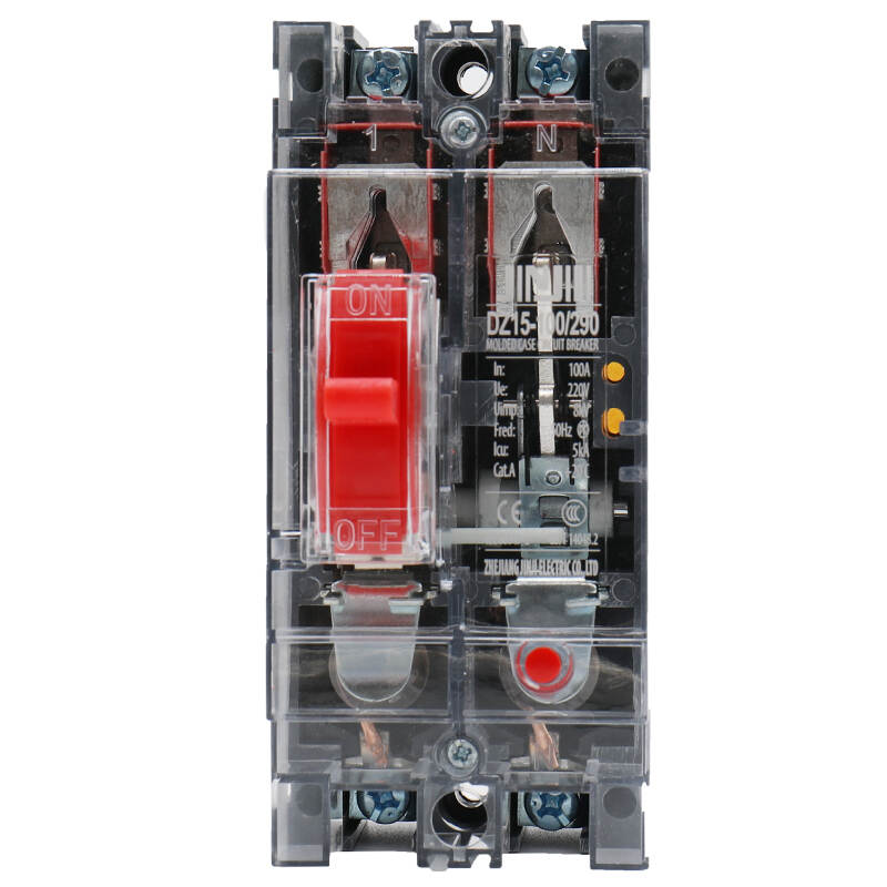 Moulded case circuit breaker DZ15 transparent shell