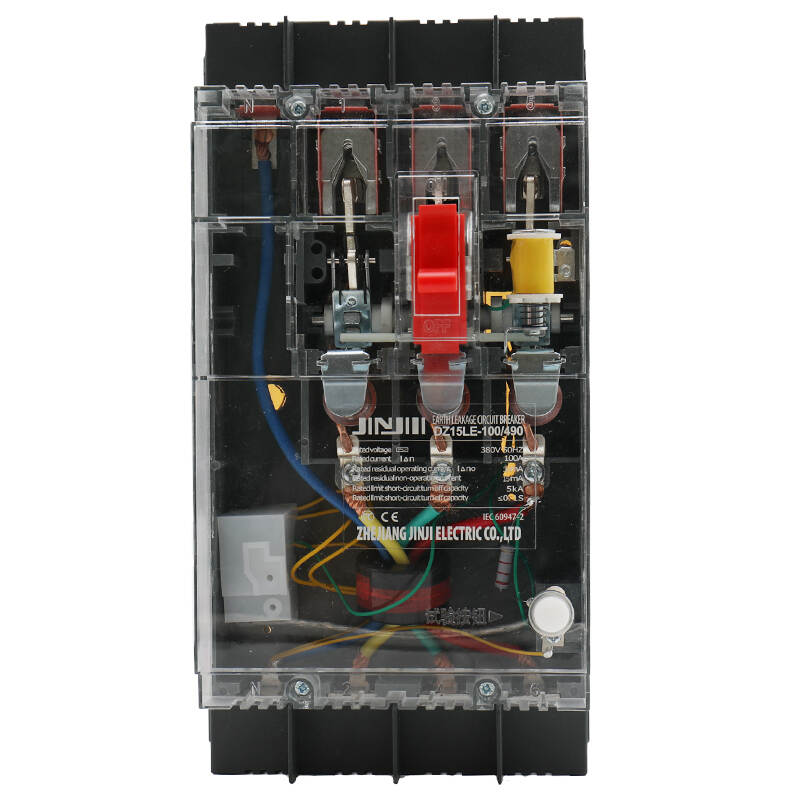 Moulded Case Earth Leakage Circuit Breakers DZ15LE-AAtransparent shell