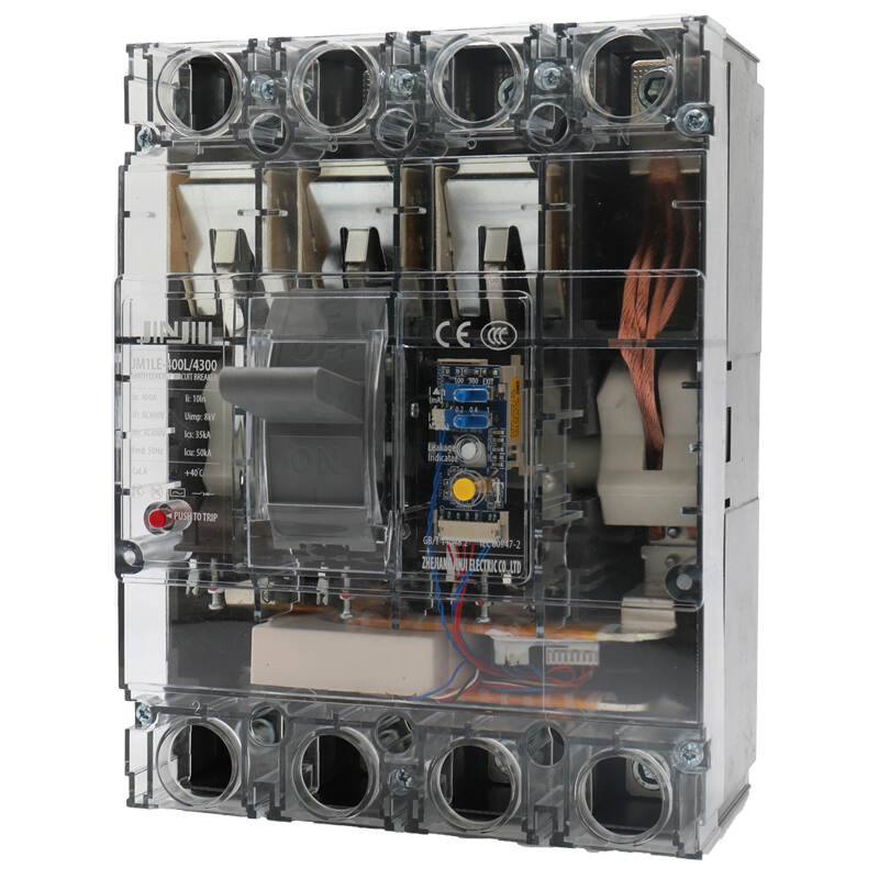 Moulded Case Earth Leakage Circuit Breakers M1LE-transparent shell