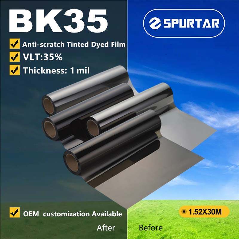 Spurtar Medium Roll Anti-scratch Tinted Dyed Film 35% VLT