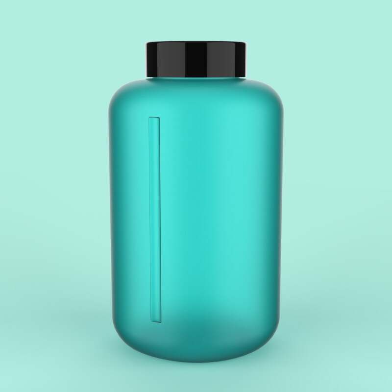 6500ML Large capacity HDPE plastic bottles can be used to store foam.