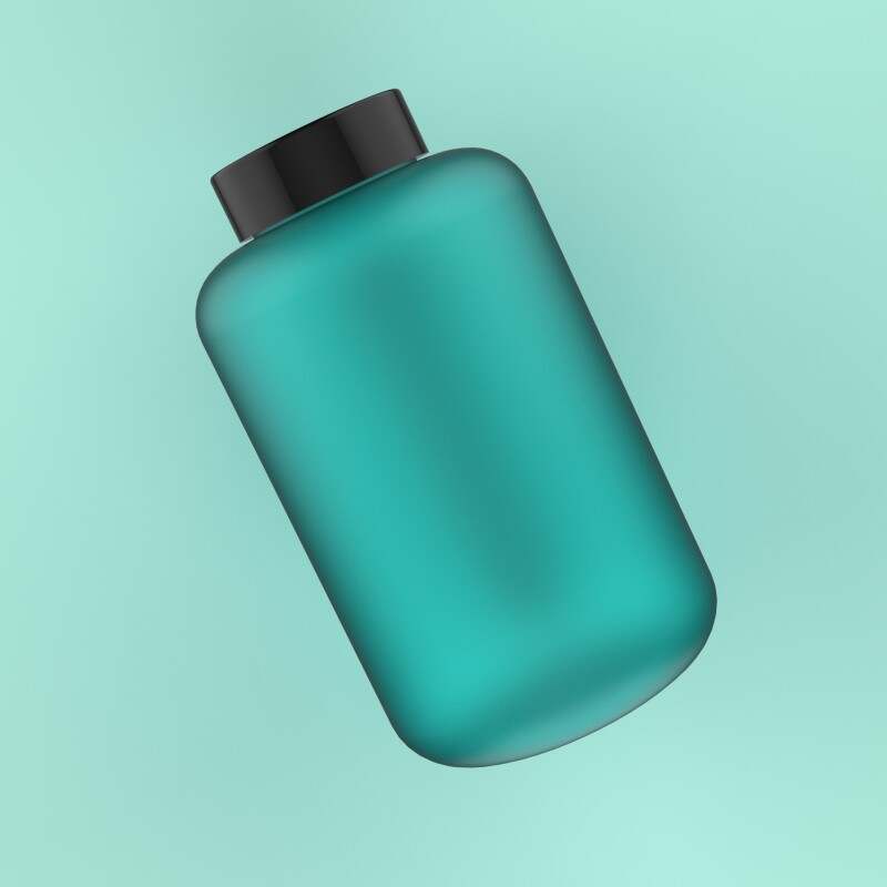 6500ML Large capacity HDPE plastic bottles can be used to store foam.