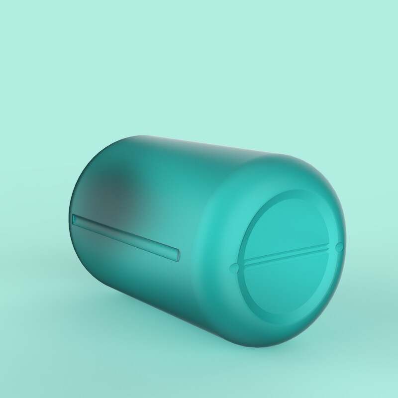 6500ML Large capacity HDPE plastic bottles can be used to store foam.