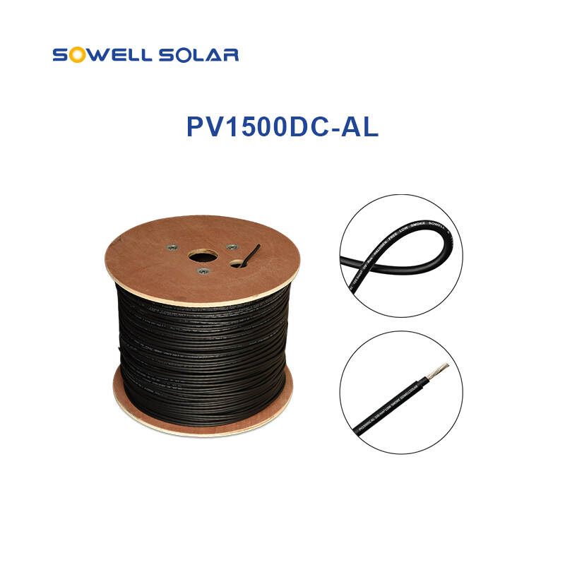 2 PFG 2642 solar cable PV1500DC-AL 6mm2  TUV certificate