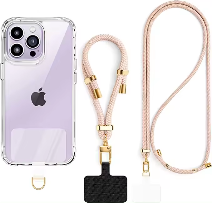 New Style DIY Jewelry Mobile Phone Case Accessories Cute Pearls Crossbody Plastic Acrylic Beads Handmade New Style Phone Chain,Custom Multicolor Bold Acrylic Chain Wrist Strap for Mobile Phones Wooden Beads Mobile Phone Keychain Comfortable Wrist Rope,Fashion Pendant Necklaces Portable Dual-Purpose Pearl Flower Chain Phonecase Clip & Shoulder Sling Crossbody CellPhone Strap Hol,Custom Nylon Bread Pearl Phone case with Straps Crossbody Case with Logo Phone Strap