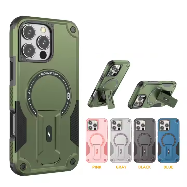 Factory Wholesale TPU & PC  High Quality Shockproof Phone Case Cover for iPhone 17 Magsafe & Samsung model