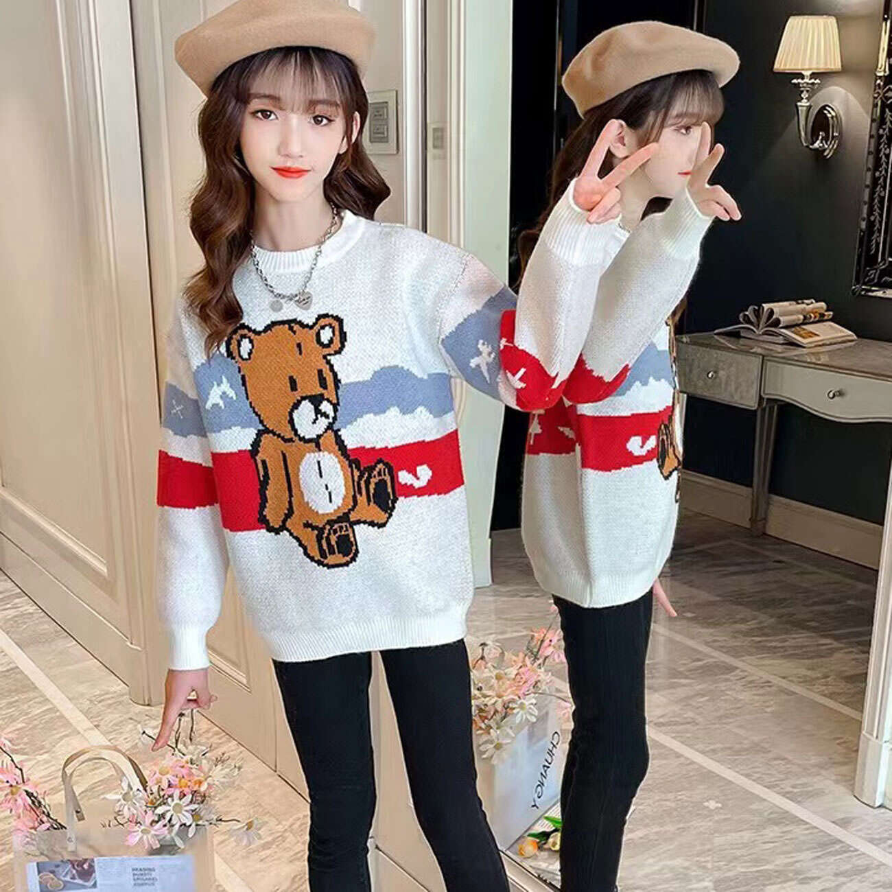 kids cartoon long sleeve knitwear importer, kids cartoon long sleeve knitwear wholesaler, kids cartoon long sleeve knitwear wholesale, children animal cartoon jacquard knitted manufacturer, children animal cartoon jacquard knitted factory