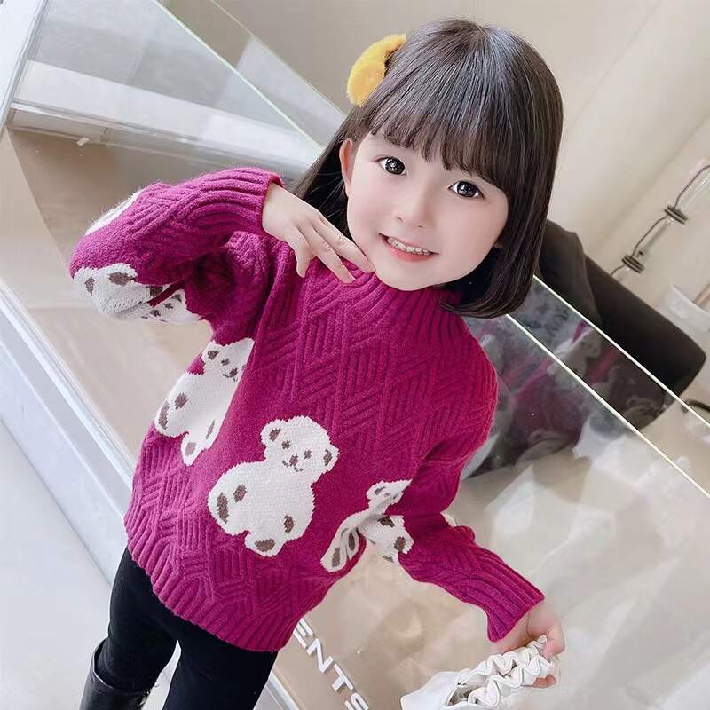 kids cartoon long sleeve knitwear importer, kids cartoon long sleeve knitwear wholesaler, kids cartoon long sleeve knitwear wholesale, children animal cartoon jacquard knitted manufacturer, children animal cartoon jacquard knitted factory