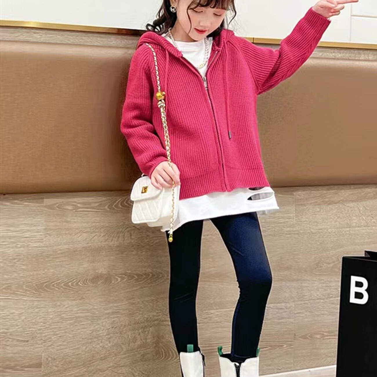 children animal cartoon jacquard knitted vendor, girl's hoodies pullover cardigan manufacturer, girl's hoodies pullover cardigan factory, girl's hoodies pullover cardigan supplier