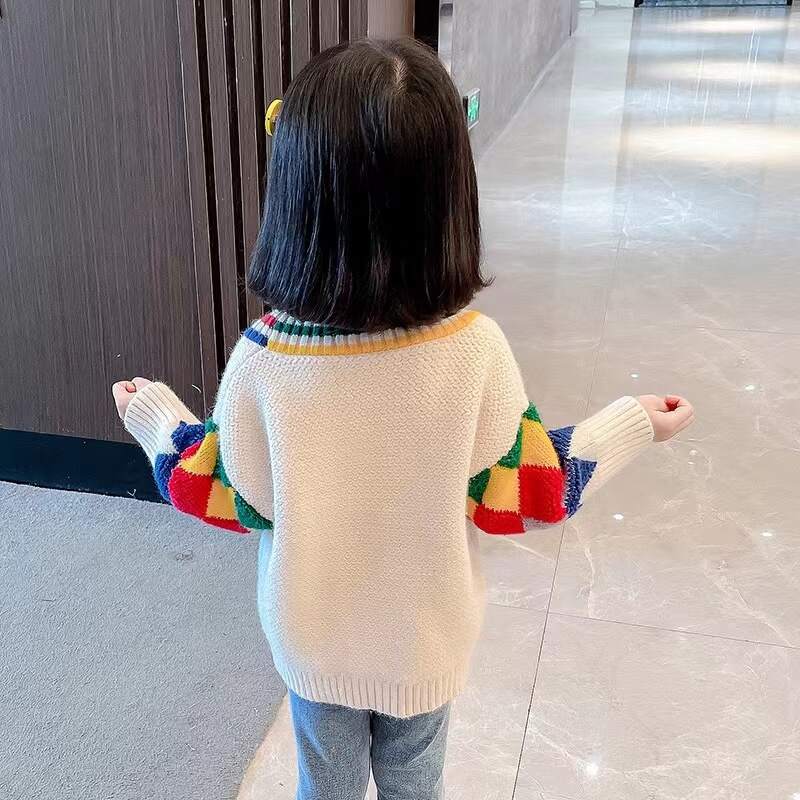 kids long sleeve tops girl knitwear cardigan wholesaler, animal cartoon jacquard knitted china, animal cartoon jacquard knitted  bulk, animal cartoon jacquard knitted sourcing, children autumn winter spring sweater customize