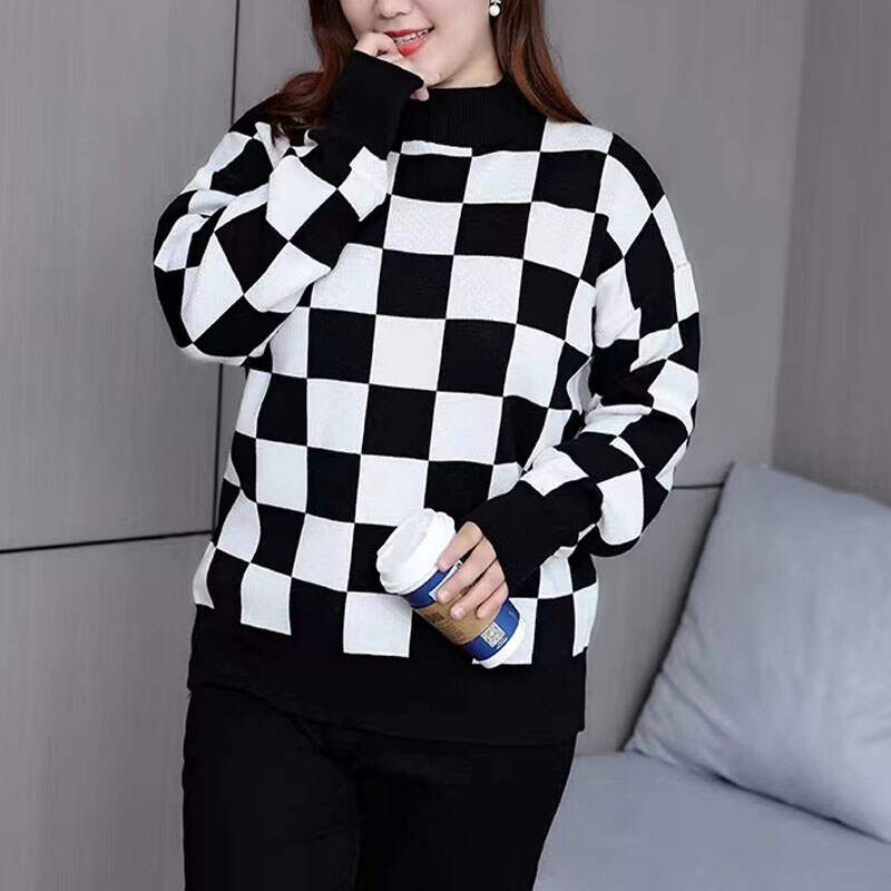 leisure knitwear sweater dealer, leisure knitwear sweater distributor, women plus size pullover sweater knitted export, women plus size pullover sweater knitted china, jacquard sweater vendor