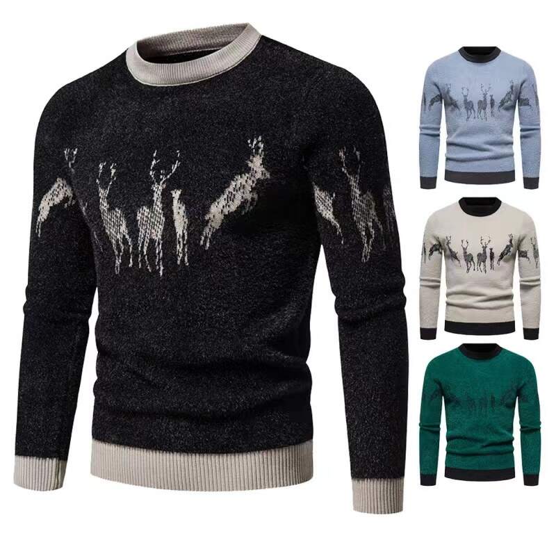 men winter long sleeves knitwear oem, men winter long sleeves knitwear odm, men winter long sleeves knitwear customize, men winter long sleeves knitwear service, letters knitted animals sweater manufacturer