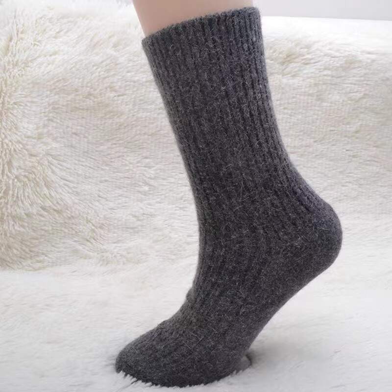 Custom Logos Knitted Socks Men &Women Cotton Wool Cashmere Hosiery