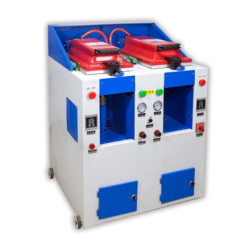 Automatic Air Bag Double Station Shoe Sole Pressing Machine Pneumatic Sole Attaching Machine