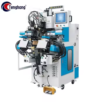 Tenghong TH-668MAE shoe making Wholesale Custom Computer Memory Control Automatic Cementing Side And Heel Seat Lasting Machine