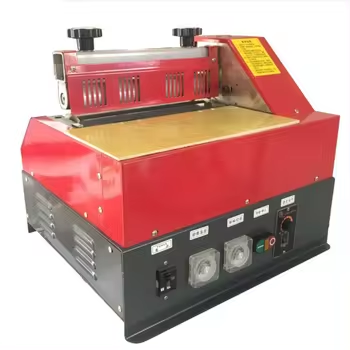 Tenghong TH-7522-2 Hot Melt Glue Roller Coater Coating Gluing Machine Paper Sanitary Products Box EVA Hot Melt Gluing Machine