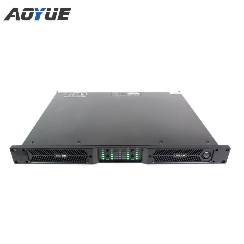 4 Channel 1300W Digital Class D 1U Touring Amplifier