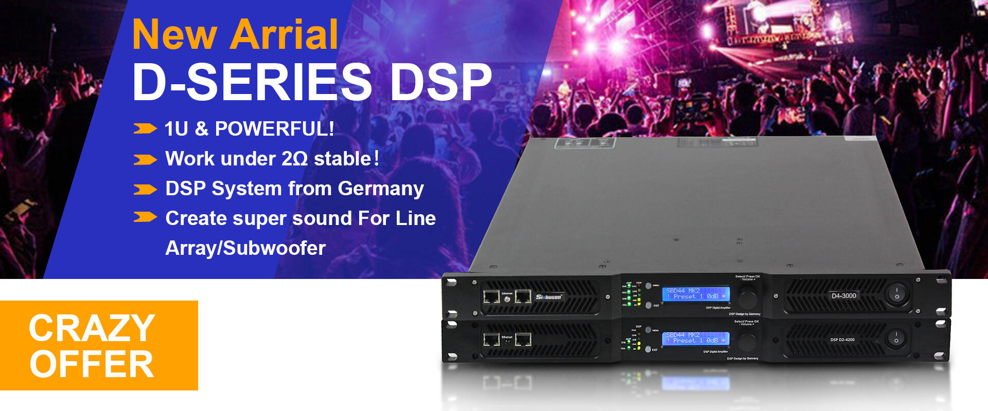 Detailed explanation of D series digital power amplifier
