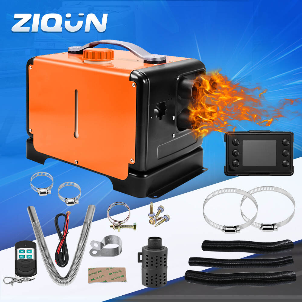 Orange 12V 24V 2KW 5KW 8KW 10KW Parking Diesel Heater for Truck RV Camper Van Caravan Excavating Machinery