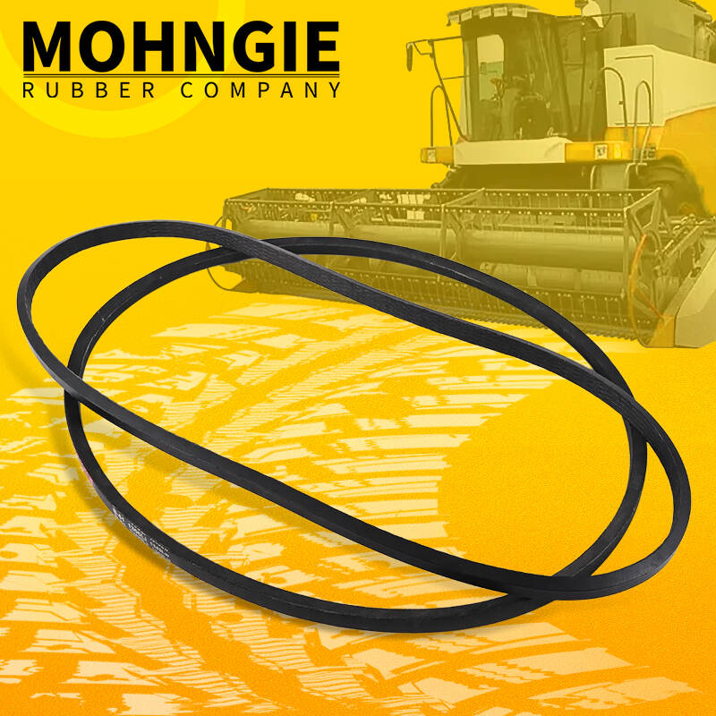 Transmission Drive Wrapped V Belts Double Angle V-Belt High Quality Wear Resistant Rubber Conveyor Belt for Combine Harvester