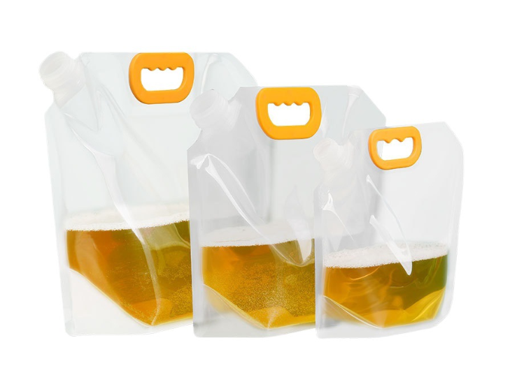 China clear drink stand up spout pouch manufacturer