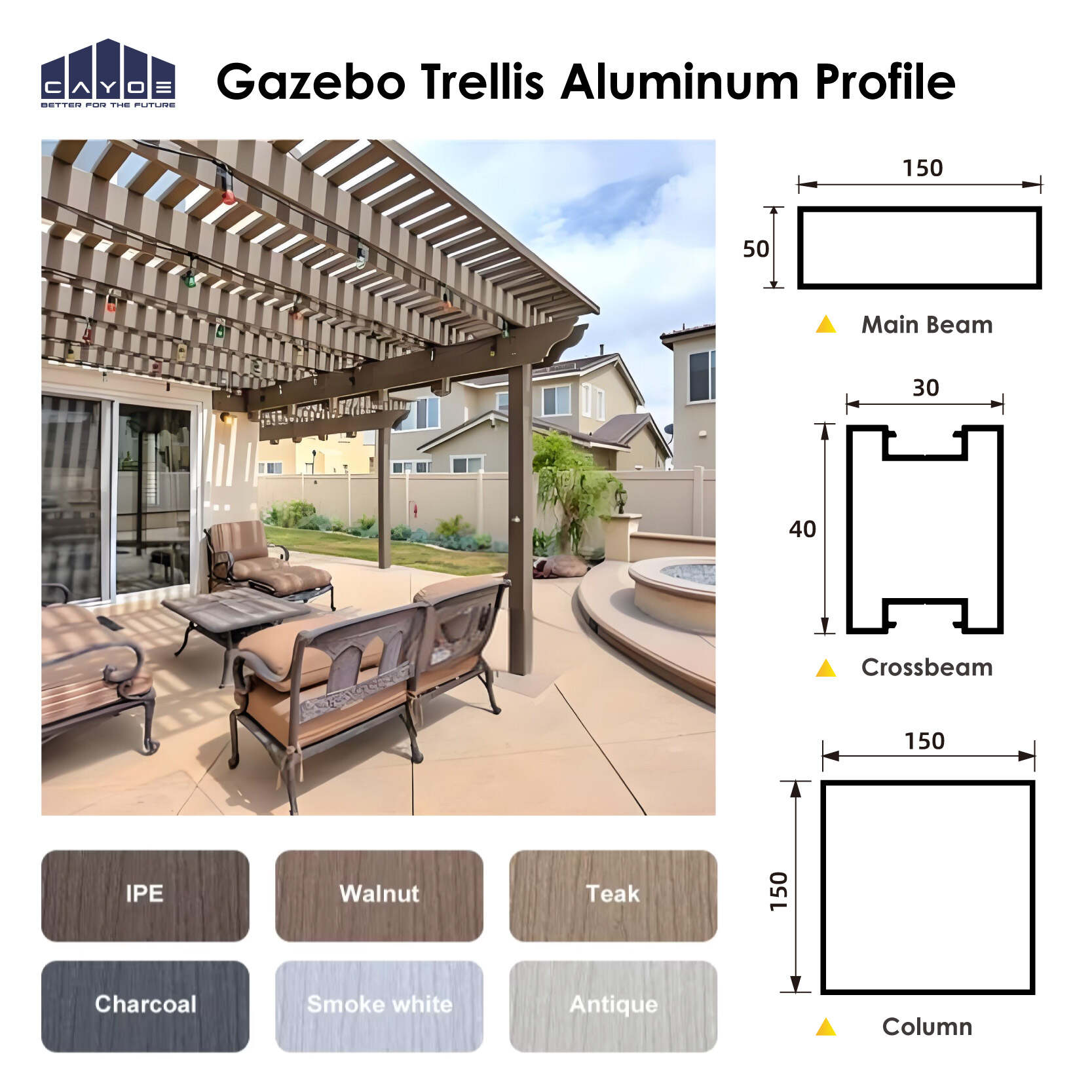 Aluminum Alloy Grape Trellis Grille