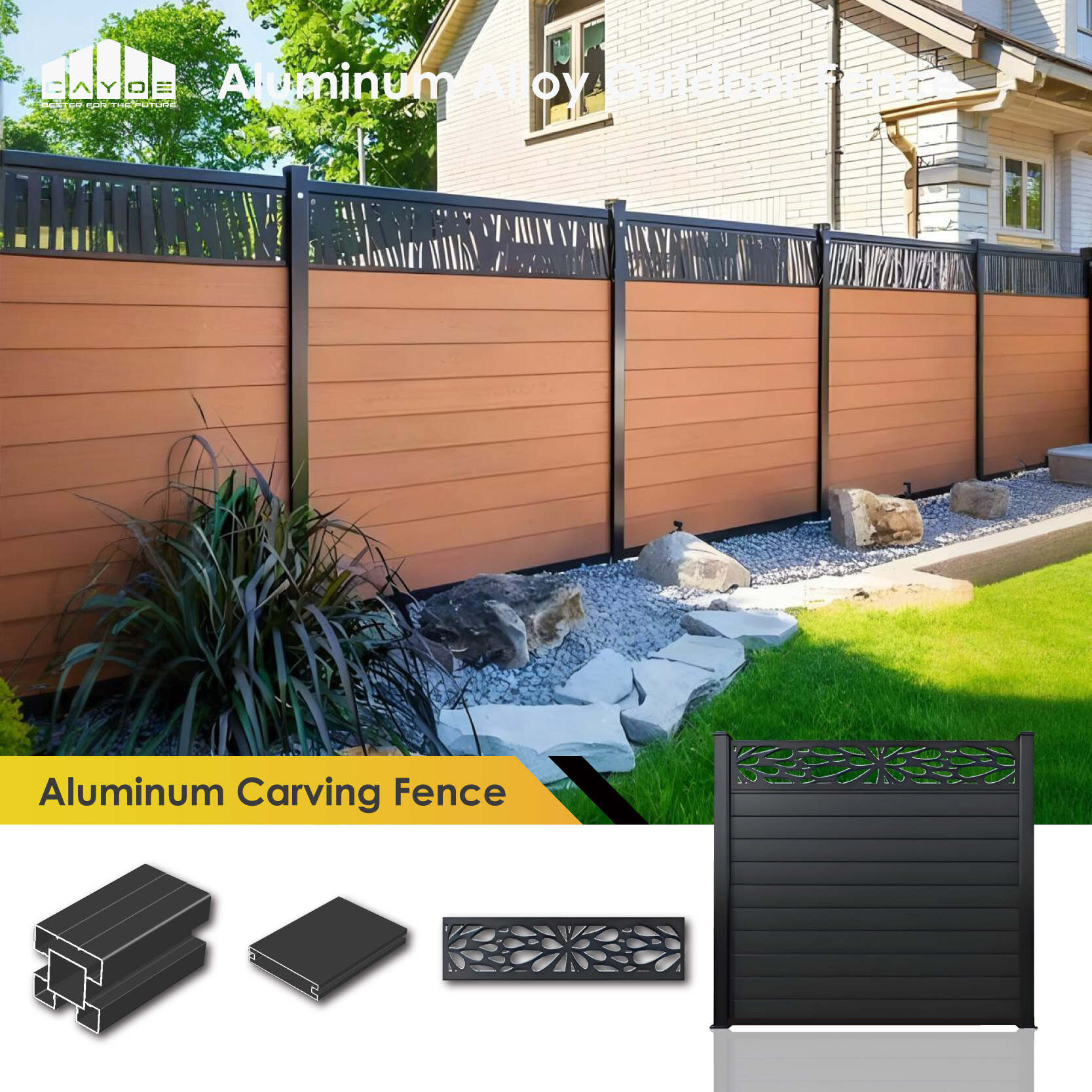 Aluminum Carving Fence