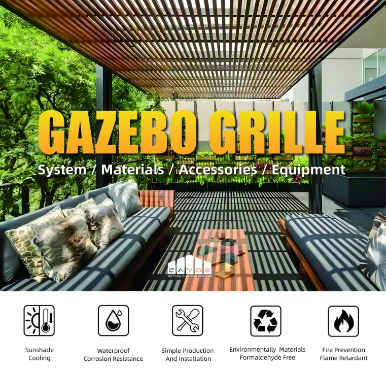 CAYOE's gazebo systems