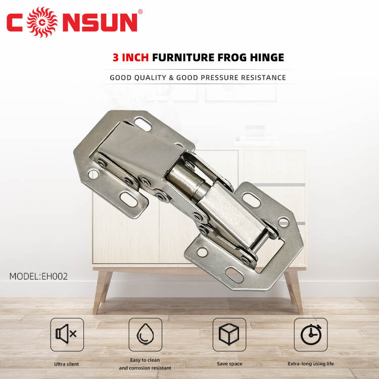 3 inch furniture frog hinge