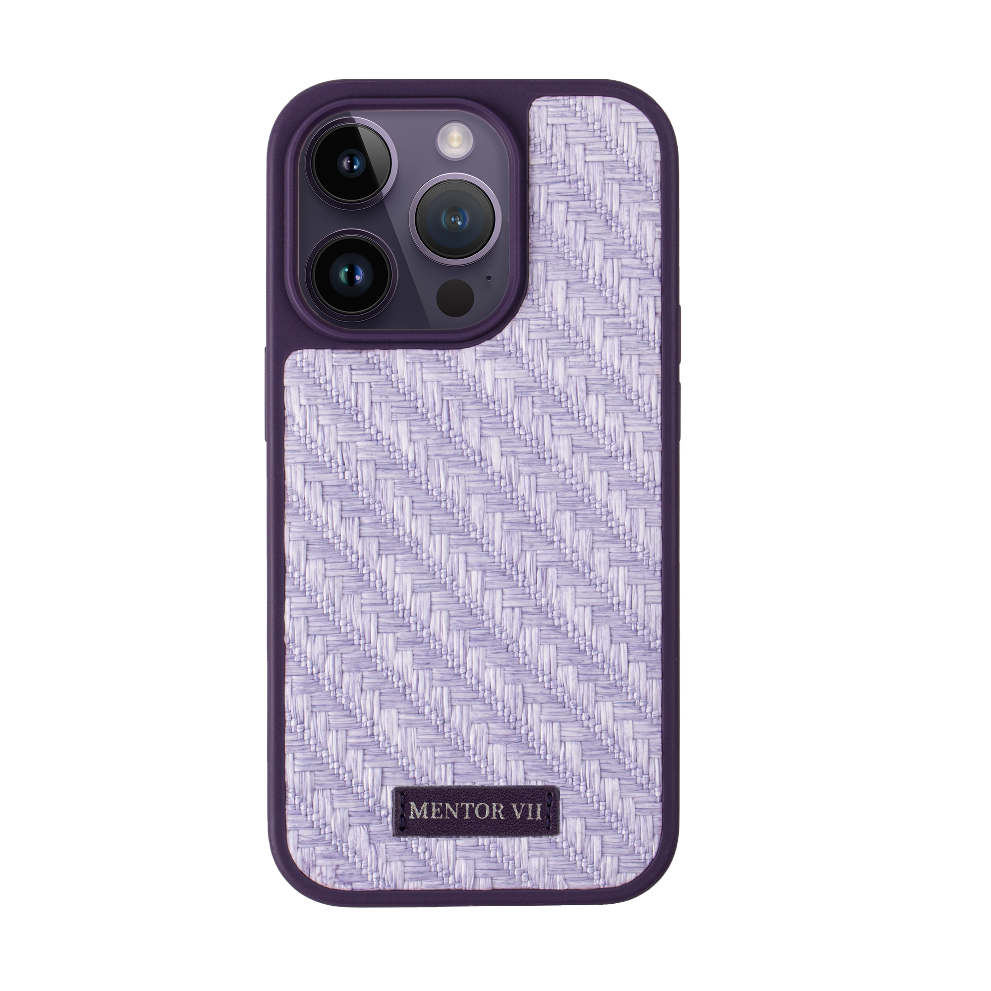 PP straw woven iPhone 15 phone case