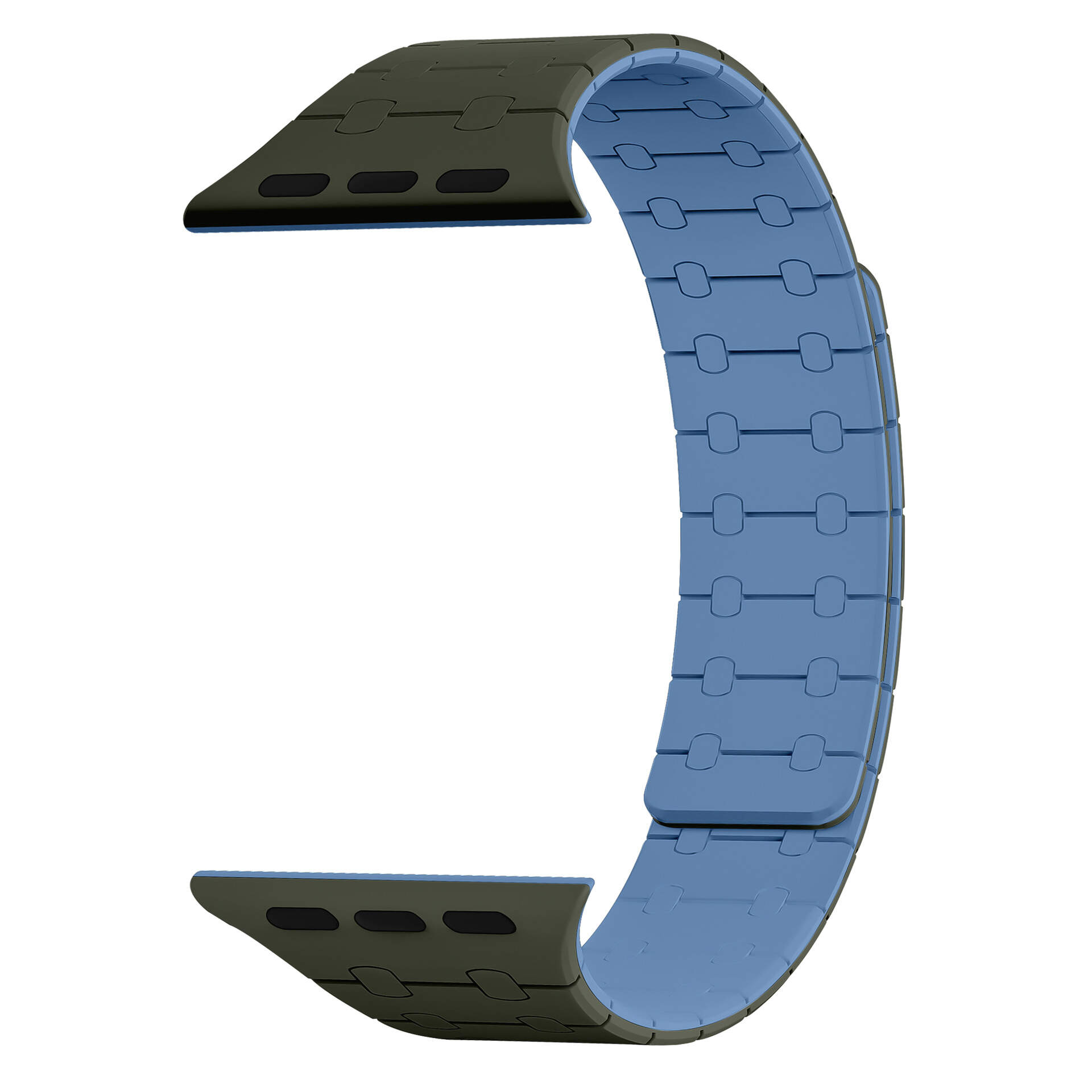 Contrast Color Silicone Apple Watch bands Magnetic