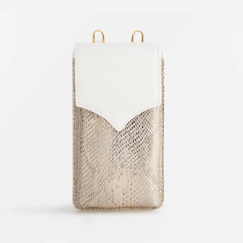 White Phone pouch