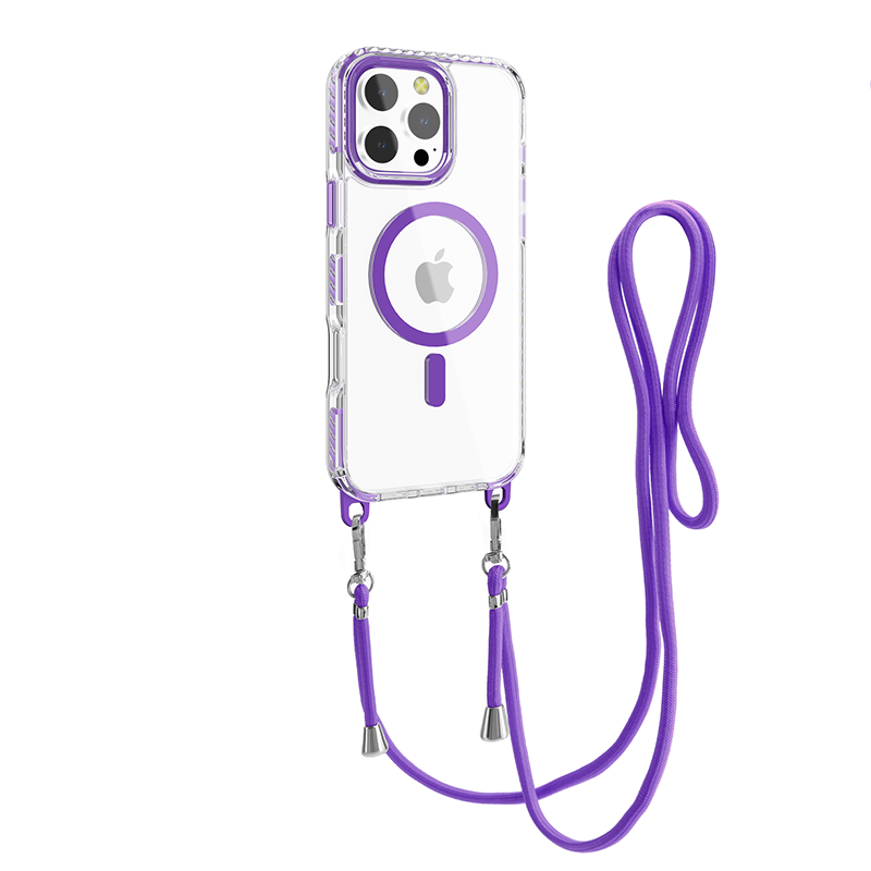 Colorful lanyard  Magnetic phone case  iPhone16 case