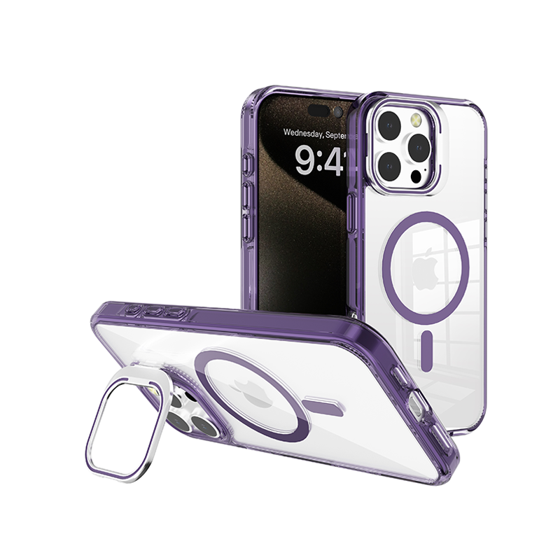 J3-Lens holder transparent without glass Magnetic phone case